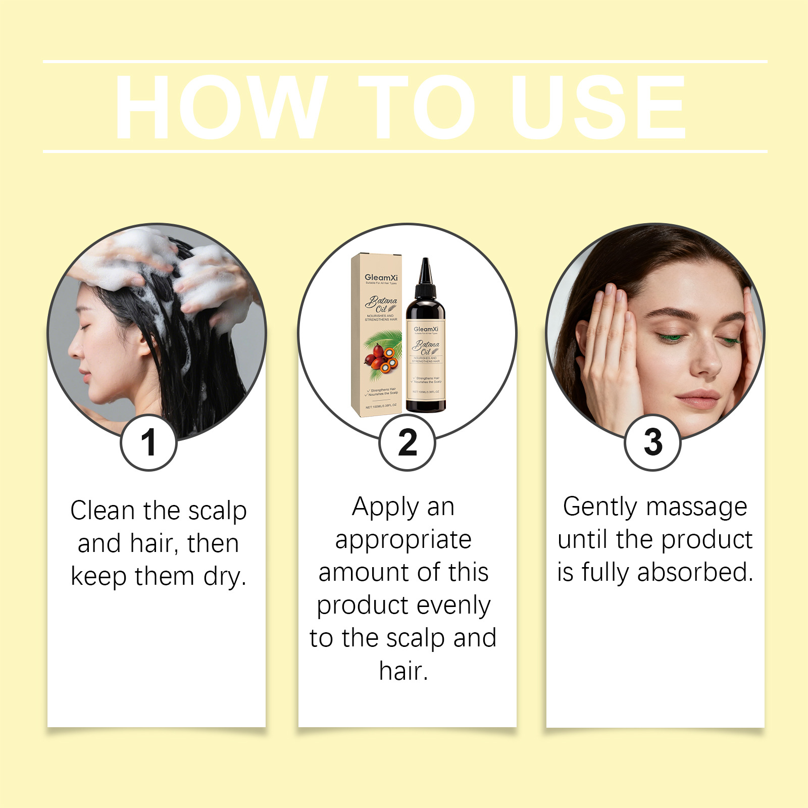 Hair Care Natur - Batana Hair Essential Oil Strengthen Hair