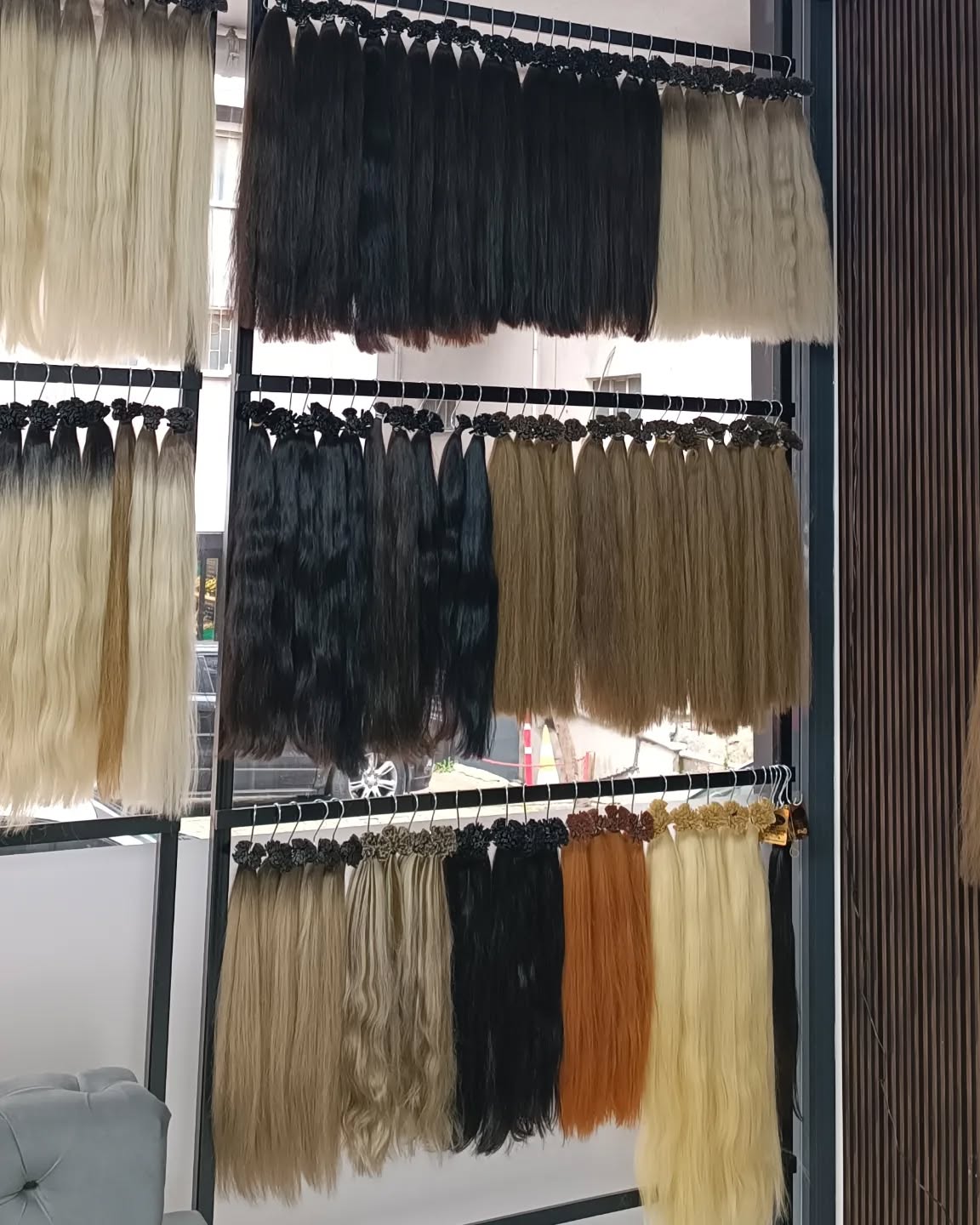 Human Hair Flat Tip  Extension - Hair Care Color ulasan dan harga