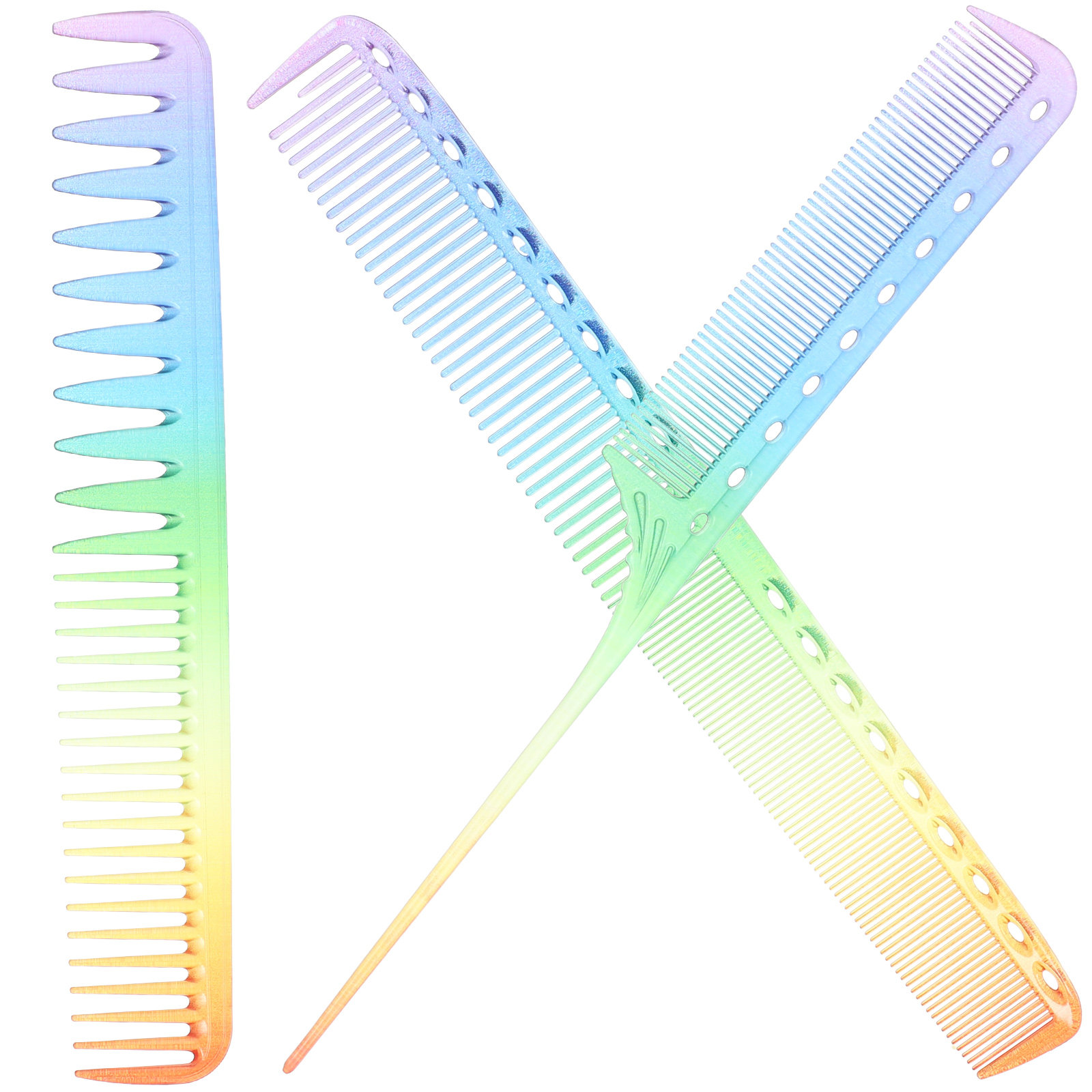 3Pcs Barber Comb Hairdressing  - Hair Care Color ulasan dan harga