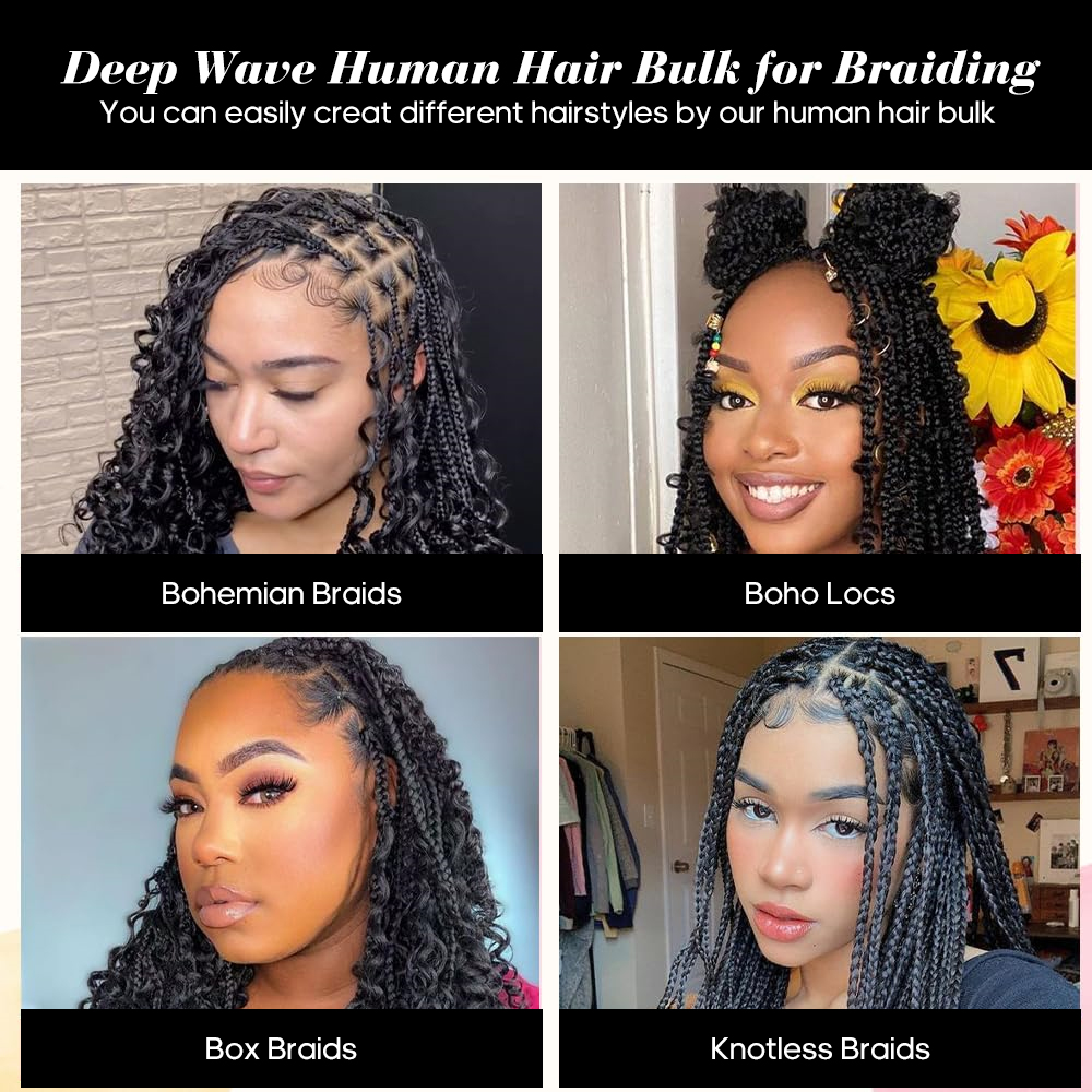 Human Braiding Hair for Boho B - Hair Care Color ulasan dan harga