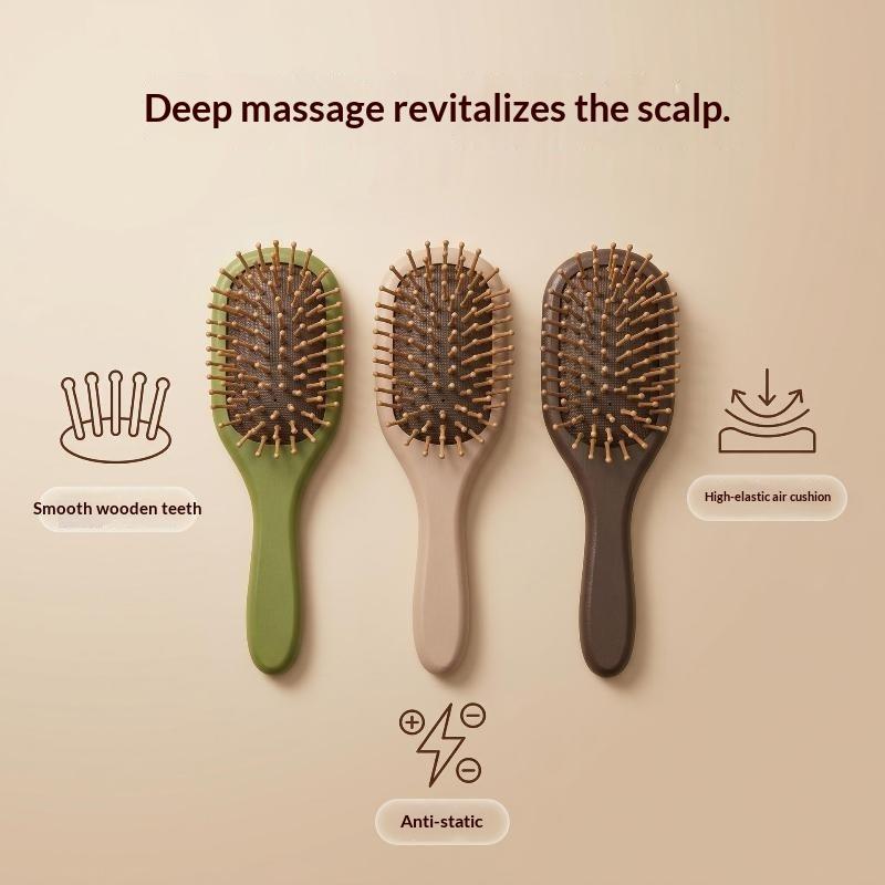 Natural Bamboo Hair Brush With - Hair Care Natur ulasan dan harga